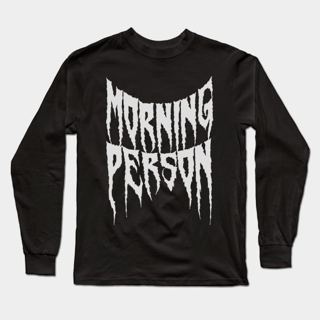 Morning Person /s Long Sleeve T-Shirt by Genesis